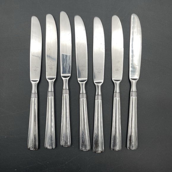 Pfaltzgraff Other - Pfaltzgraff Kenilworth Flatware Lot 7 Dinner Knives Stainless China